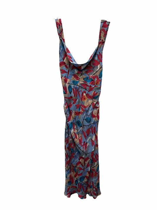 DVF Size 2/4 Blue Print Dress
