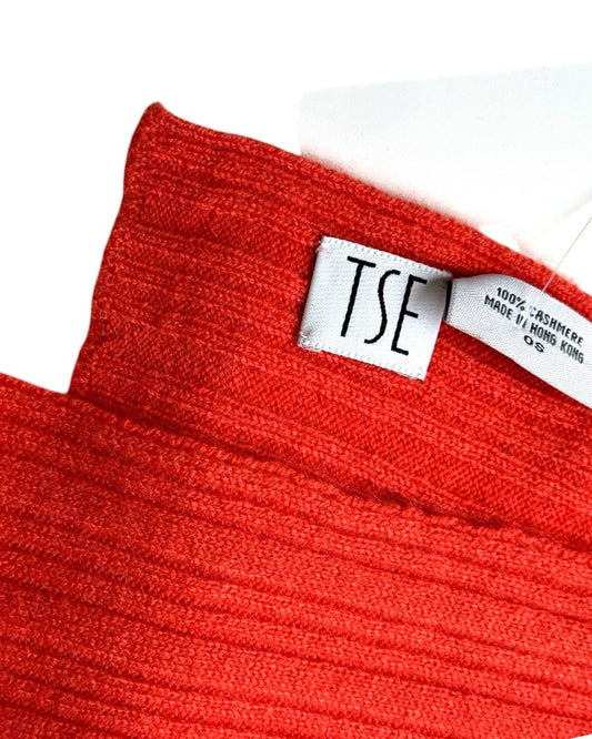 TSE Orange Cashmere Scarf