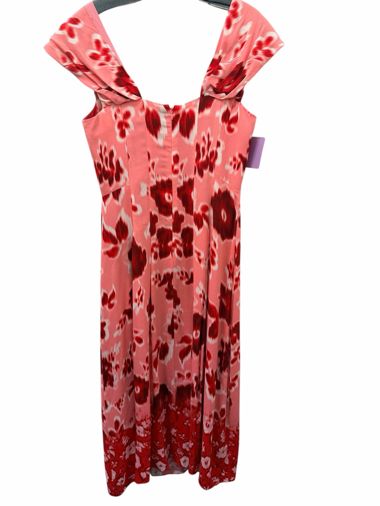 Pearl by Lela Rose Size 8 Pink Print Dress