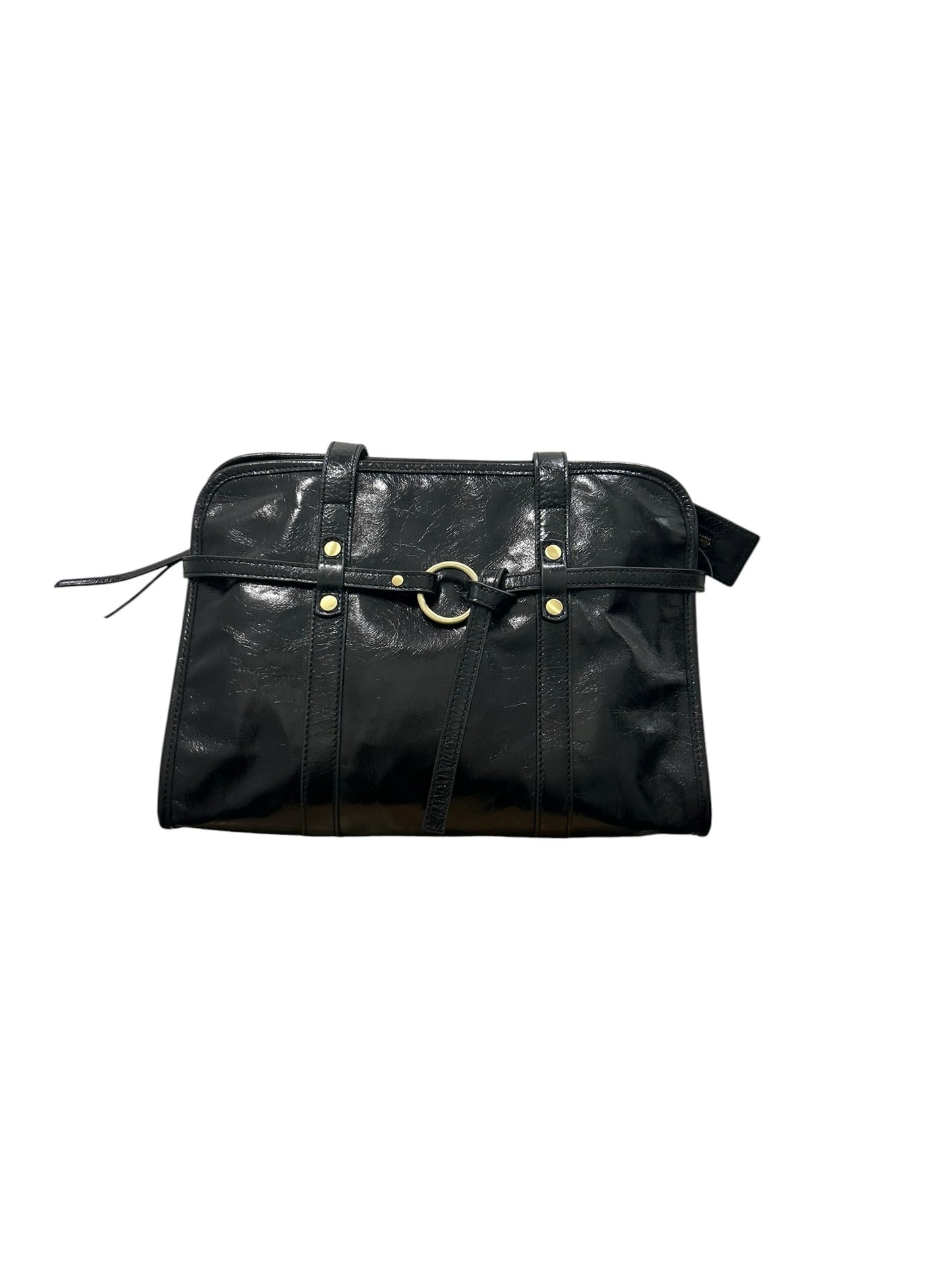 Hobo Black Leather Handbag