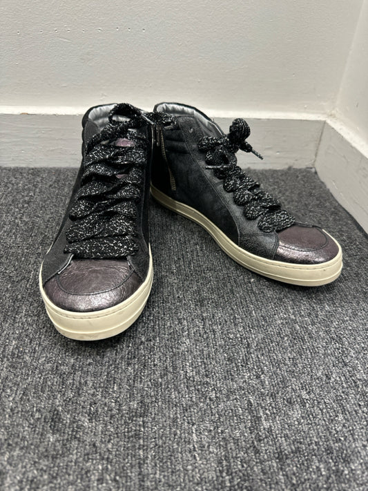 Shoe Size 10 P448 Black Sneakers