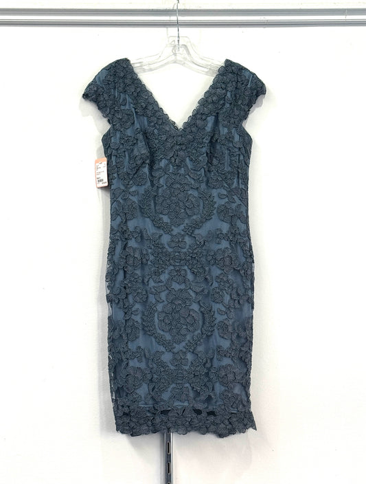Size 4 Tadashi Shoji Blue Dress