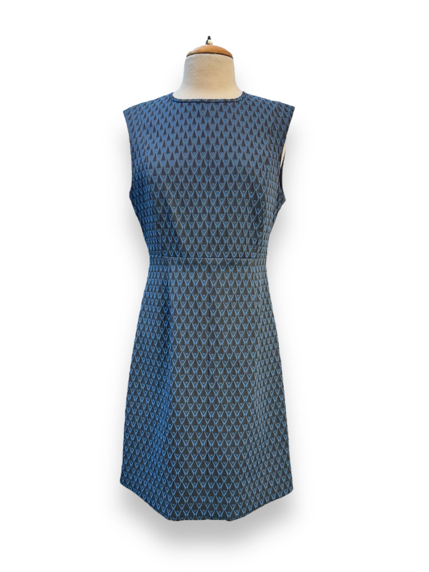 Size 8 DVF Black & Blue Dress