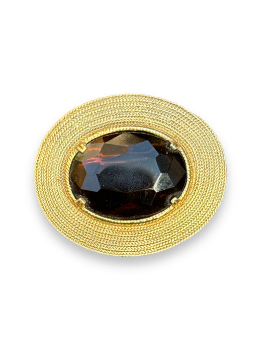 Asseccocraft NYC topaz oval Pin