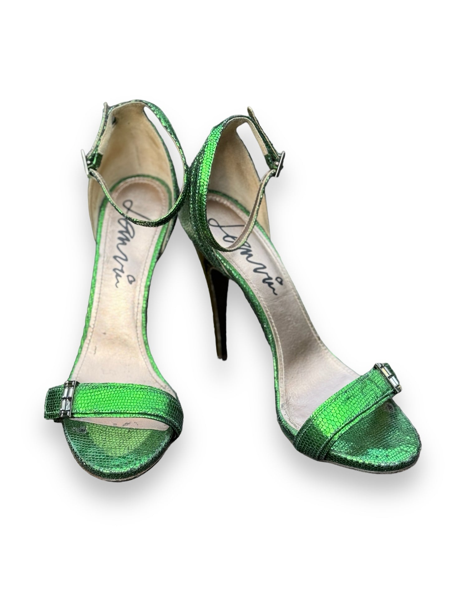 Shoe Size 8.5 Lanvin Green Heels