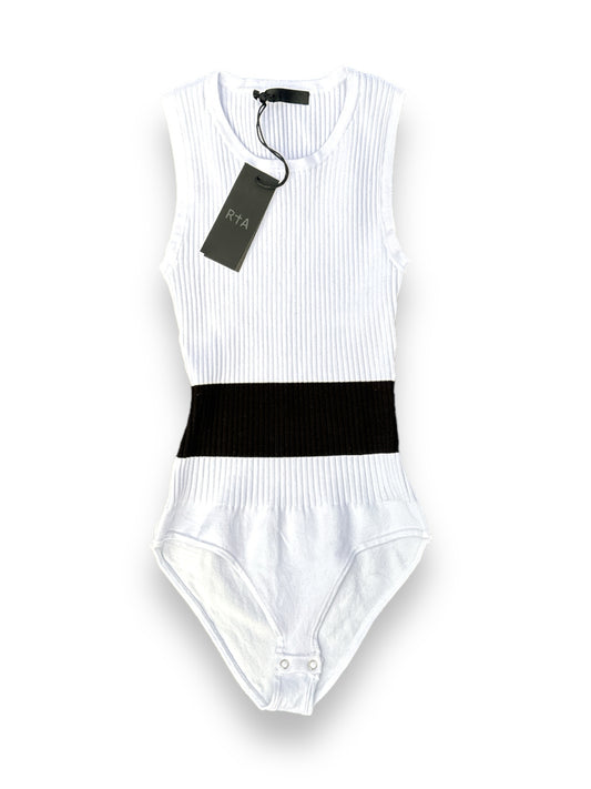 Size XS RtA Black & White Bodysuit