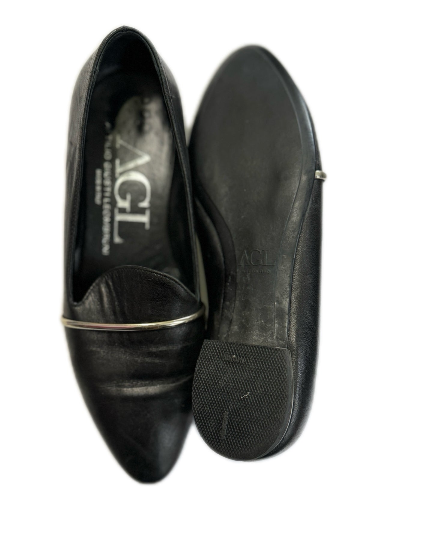 Shoe Size 7-7 1/2 AGL Black Shoes